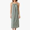 EBORAH - Katoenen Jurk Met Print | Groen 1 EBORAH - Katoenen Jurk Met Print | Groen -Wilson.NL 4213647
