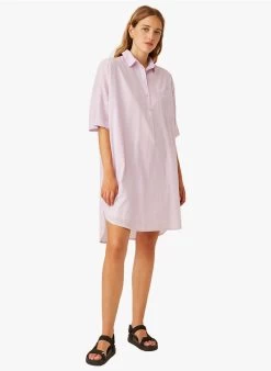 ELA - Wijde, Korte Overhemdjurk | Violet -Wilson.NL 4213907