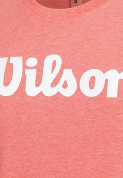 Wilson Script Tech - T-Shirt Print - Koralle -Wilson.NL 49df787742db4b528574bcbd1f928d14