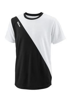 Wilson Team - Sport T-Shirt - Schwarz Weiss