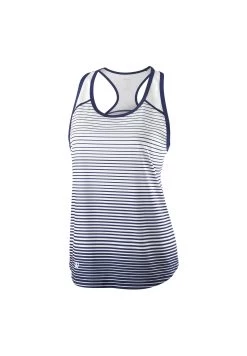 Wilson Tennis "Team Striped Tank" - Top - Dunkelblau Weiss Blau -Wilson.NL 595a7624b0364aa08690ce9511c9c1f1