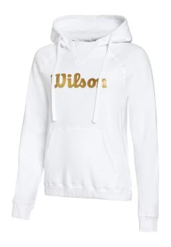 Wilson Script - Hoodie - Weiss Gold