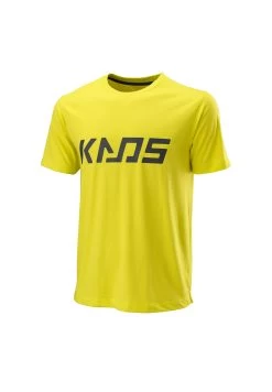 Wilson Kaos Tech - T-Shirt Print - Gelb Schwarz