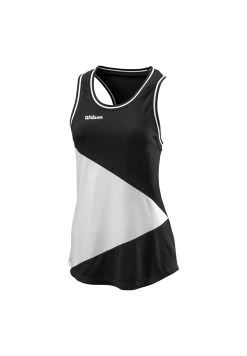 Wilson Tank Team Ii - Top - Schwarz Weiss