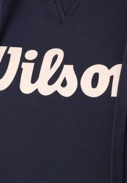 Wilson Script - Hoodie - Blau -Wilson.NL b3114959f2284141993b1af24e87b549
