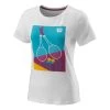 Wilson Racket Duo Tech - T-Shirt Print - Weiss Mehrfarbig