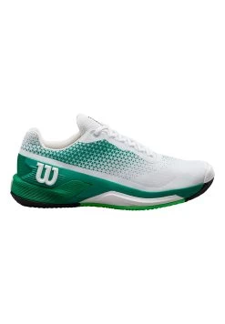 Wilson Tennis Rush Pro 4.0 - Tennisschoenen Voor Kleibanen - Weiss Gruen -Wilson.NL fee36c9d2e3842f1ab913041d59866c3